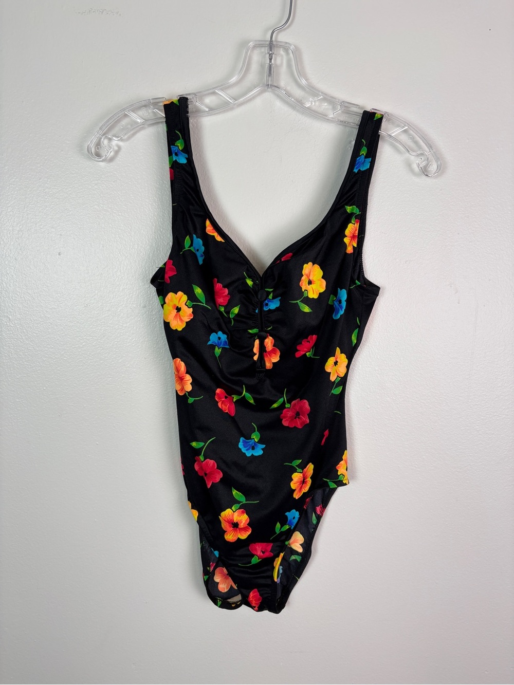 VTG 90s Cole of California Floral One-Piece Swimsuit